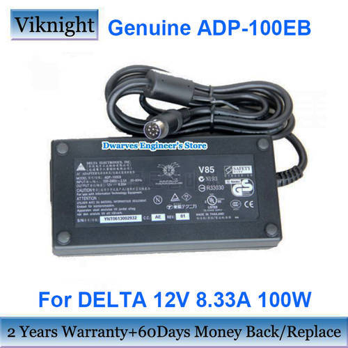 Genuine ADP-100EB ADP100EB AC Adapter Charger for DELTA 12V 8.33A 100W Power Supply 8PIN