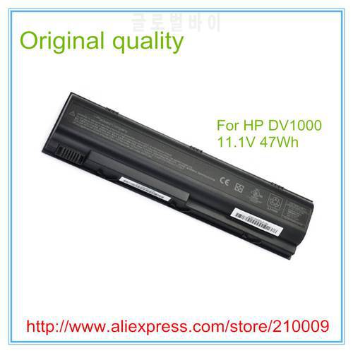 Original 6cell Laptop Battery for DV1000 ZE2000 DV1600 DV1700 DV4000 DV5000 HSTNN-DB09 PJ06 Free Shipping