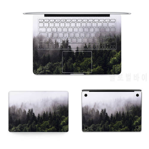 Texture Laptop Body Decal Protective Skin Vinyl Stickers for Macbook Air Pro Retina 11