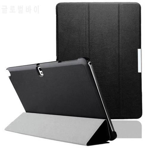 New Slim Case for Samsung Galaxy Tab Pro 10.1 2014 Model - Lightweight Protective Stand Cover For SM-T520 T521 T525 Leahter Case