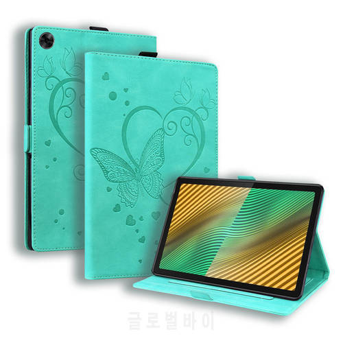 For Funda Realme Pad RealmePad Mini Case 2022 8.7 Cute Butterfly Embossed Book Cover for Realme Pad Cover for Realme Pad Tablet