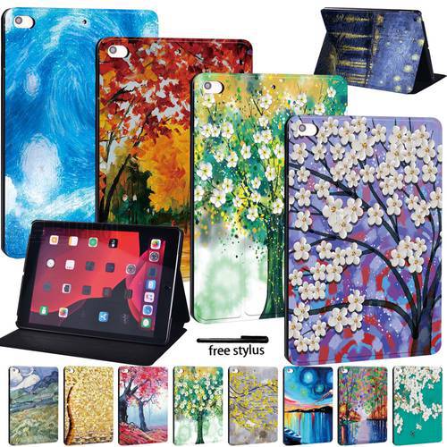 Case for Apple Ipad 8 2020 8th Generation 10.2 Inch Tablet Foldable Protective Case Leather Pu Stand Cover for Ipad 8th 10.2