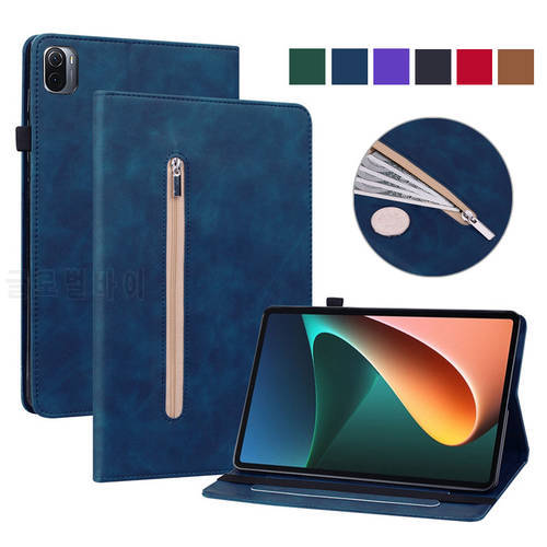 For Xiaomi Pad 5 Case 2021 Fashion Zipper Wallet Tablet For Funda Xiaomi Mi Pad 5 Case For Mi Pad 5 Mipad 5 Pro Cover Coque 11