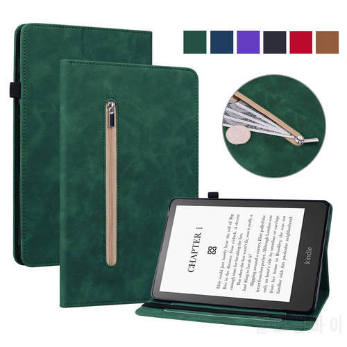 For Kindle Paperwhite 5 Case 11th Generation 2021 Fashion Zipper Wallet Smart Cover For Funda Kindle Paperwhite 2021 Case 6.8