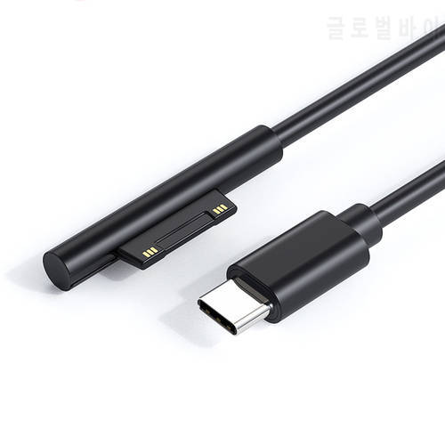Charger Adapter Fast Charging Cable Cord Fast USB C Power Supply for Microsoft Surface Pro 3 4 5 6 Charger Cable