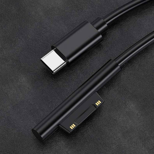 Charger Adapter Fast Charging Cable Cord Fast USB C Power Supply for Microsoft Surface Pro 3 4 5 6 Charger Cable