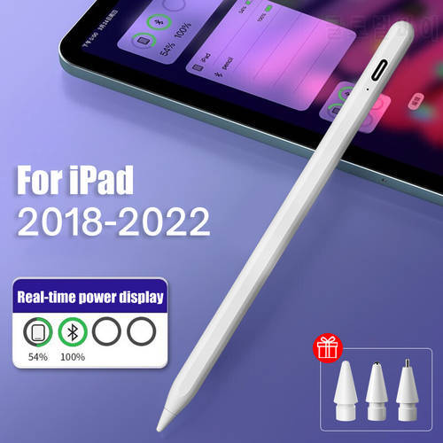 For Apple Pencil Bluetooth Stylus iPad Pencil For Air 4 5 Pro 11 12.9 10.2 9.7 Mini 6 Pressure Sensitive Pen iPad Accessories