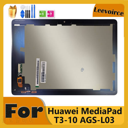 For Huawei T3 Frame LCD For Huawei MediaPad T3 10 AGS-L09 AGS-L03 AGS-W09 LCD Display Matrix Touch Screen Digitizer Assembly