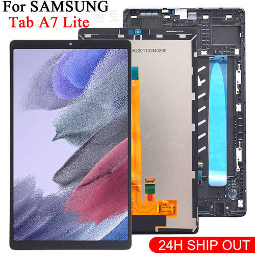 New For Samsung Galaxy Tab A7 Lite SM-T220(Wifi) SM-T225(LET) Table PC 8.7inch LCD Screen Display Digitizer Assembly Replacement