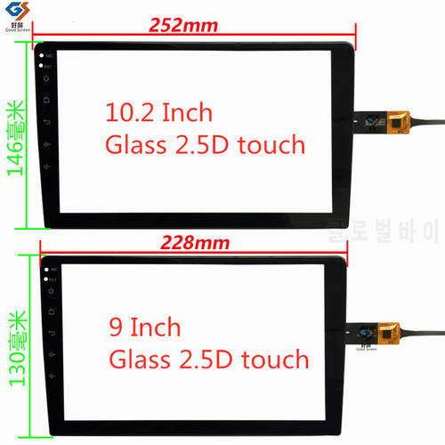 2.5D New touch screen compatible for 9 inch,10.2 inch touch screen digitizer KHX-1093 HYT KHX-9055B HLX-1819-V1 HLX-90023