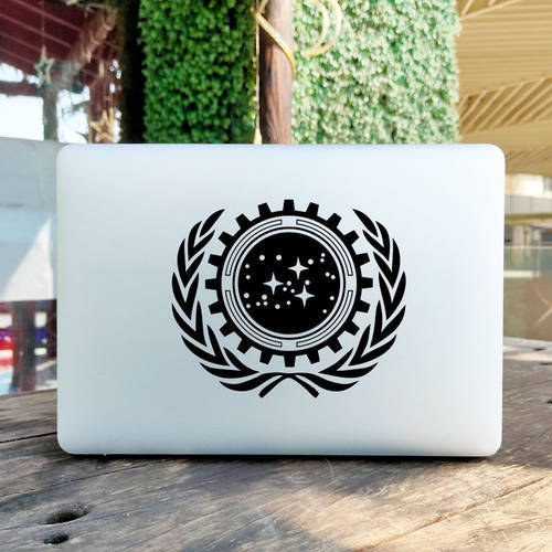 Space Wars Trek Flag Laptop Sticker for Macbook Pro 16