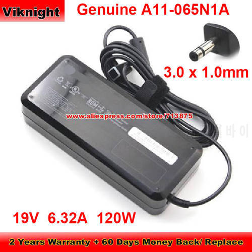 Genuine 19V 6.32A AC Adapter for Vizio CT15-A1 CT-14 CT-15 CN15-A5 CI7-3610QM CN15-A5 with 3.0 x 1.0mm Tip 120W Charger