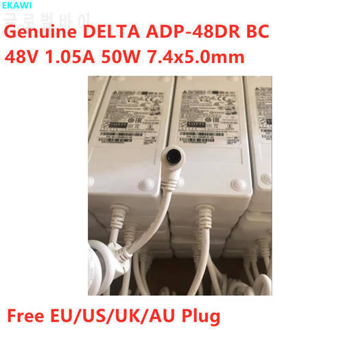 Genuine DELTA ADP-48DR BC 48V 1.05A 50W 341-100460-01 AC Adapter For CISCO CP-PWR-CUBE4 IP PHONE Power Supply Charger