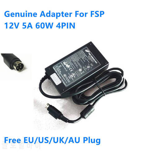 Genuine 12V 5A 60W 4PIN FSP060-DBAE1 AC Power Adapter For FSP Power Supply Charger