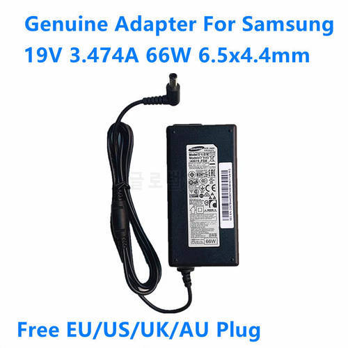 Genuine A6619_FSM 19V 3.474A 66W AC Power Adapter Charger For Samsung UN32M5300AF UE32J5200AK UN32J525DA LED TV 5205 UE32J4570