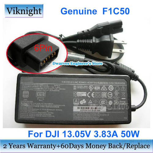 Genuine F1C50 AC Adapter 13.05V 3.83A 50W Power Supply For DJI MAVIC PRO PLATINUM 5.0V 2.0A USB With 6PIN Spark Battery Charger