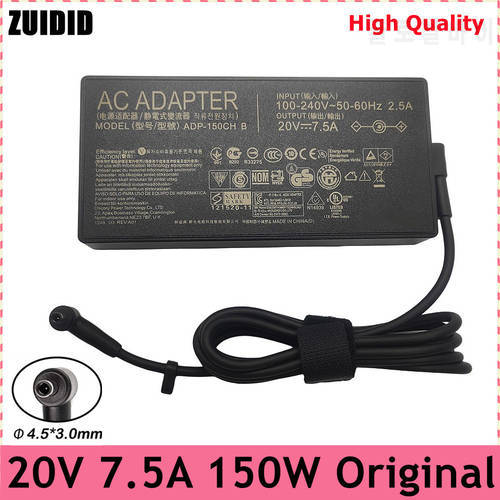 ADP-150CH B 20V 7.5A 150W 4.5*3.0mm AC Adapter Laptop Charger for ASUS TUF GAMING X571L F571G F571L VX60G Notebook Power Supply