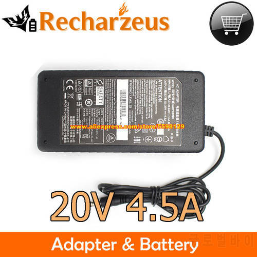 Genuine ADPC2090 AC Adapter 20V 4.5A 90W Charger For AOC AG251FZ CQ27G2U MSI OPTIX MPG27CQ XG3420C AG251FZ2 C3583FQ Power Supply