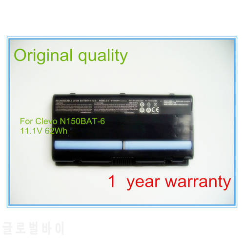 Original battery for N150BAT-6 6-87-N150S-4U91 N150SD Laptop Battery(Li-ion 11.1V 62WH)
