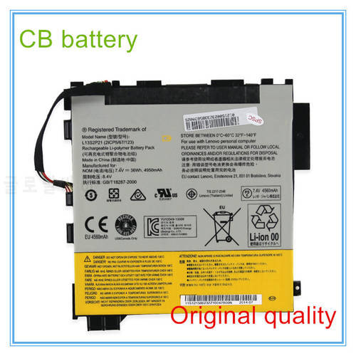 Original quality Laptop Battery For L13S2P21 Battery L13M2P23 battery for 2ICP5/67/123 121500232 Miix2 11-ITH MIIX-2 11