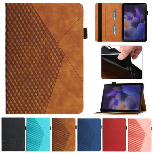 2022 Funda For Samsung Galaxy Tab A8 2021 Case Leather Wallet Tablet Cover Galaxy Tab A8 10.5 inch SM-X200 X205 Case Coque gift