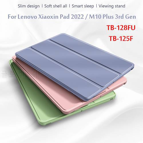 Magnetic Folding Flip Case For Lenovo Xiaoxin Pad 2022 TB-128FU / M10 Plus 3rd Gen TB-125F 10.6