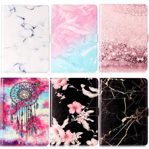 Marble Print Flip PU Leather smart cover Wallet Case For Samsung Galaxy Tab S3 9.7 T820 T825 SM-T820 SM-T825 Stand tablet Cases