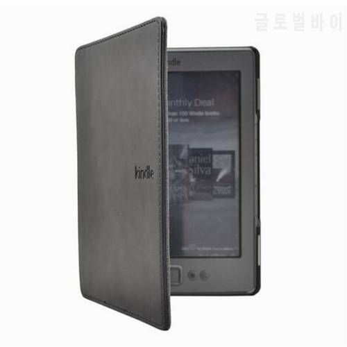 1PC Leather Cover Case for Amazon Kindle 4/5 E-book Reader 6