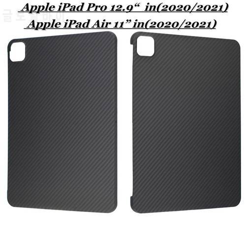 Real Carbon Fiber Case For Apple iPad Pro 12.9“ Case (2020/2021) Tablet Books iPad Air 10.9” 11 in (2020/2021) shell
