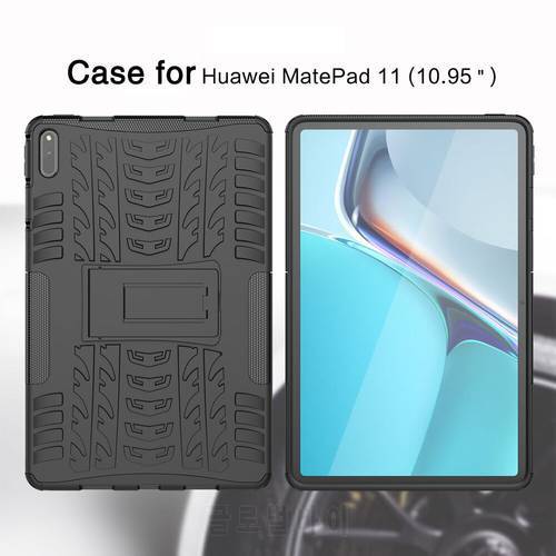 Case for Huawei MatePad 11, 2021 cover 10.95 inch DBY-W09 TPU+PC Stand Armor case for 10.95