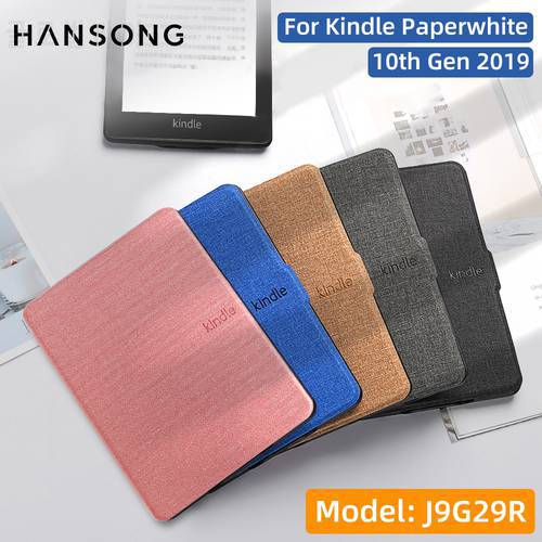 For Kindle Paperwhite 10th Generation Case 2019 Thinnest Protective Fabric Shell Cover For Kindle 6 inch J9G29R Protector Funda