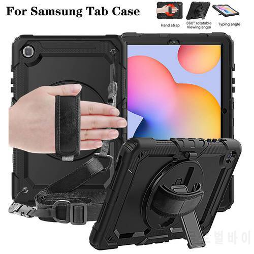 Heavy Duty Tablet Case For Samsung Galaxy Tab S6 Lite 10.4 2021 A7 Lite S7 Plus S7 FE 12.4 Tab A 10.1 T510 T580 TPU Tablet Cover