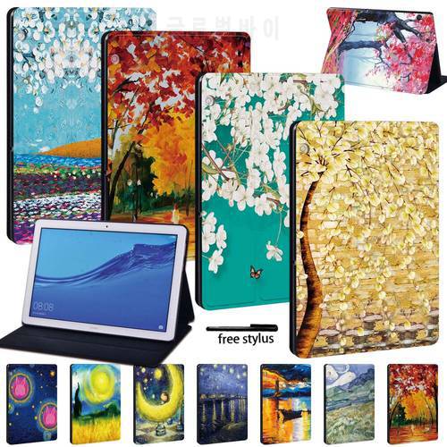 Tablet Case for Huawei MediaPad T3 8.0 //T5 10/T3 10/ M5 Lite 10.1/M5 10.8 Shockproof Anti-Fall Protection Case +Stylus