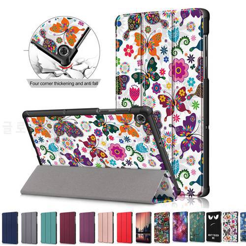 For Lenovo Tab M10 HD Gen 2 TB-X306F X306X Case PU Leather Magnetic Shell for Lenovo Smart Tab M10 2nd Generation Tablet Cover