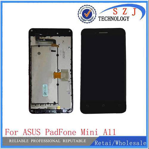 New For Asus Padfone mini A11 LCD display+touch Screen Panel digitizer with frame free shipping