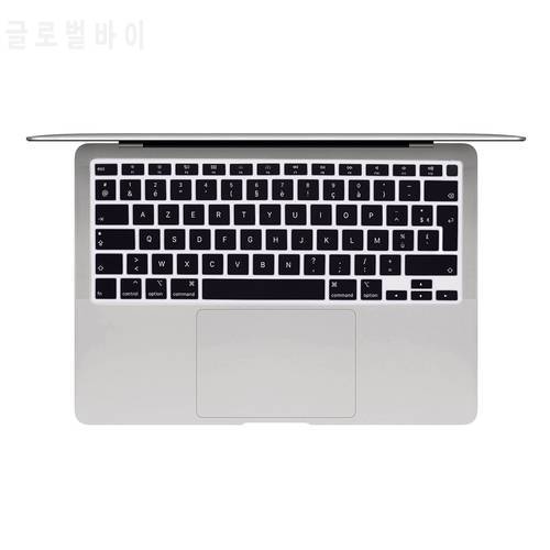 For Macbook Air M1 Chip For Macbook Air 13 Inch 2020 A2179 A2337 French France Language Silicone Keyboard Skin Cover Protector