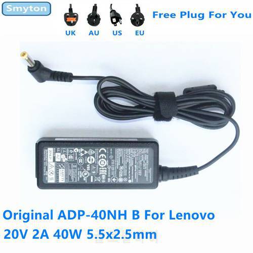 Original AC Adapter Charger For Lenovo 20V 2A 40W ADP-40NH B PA-1400-12 36001653 36001672 Laptop Power Supply