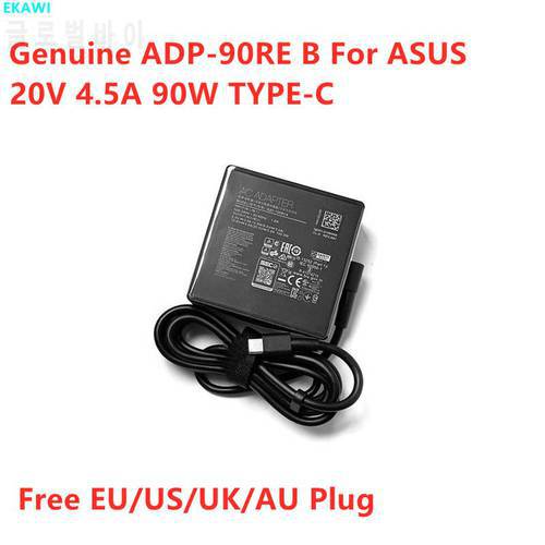 Genuine ADP-90RE B 20V 4.5A 90W TYPE-C USB AC Adapter For ASUS ROG Laptop Power Supply Charger