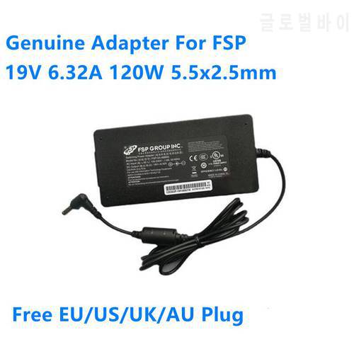 Genuine 19V 6.32A 120W 5.5x2.5mm FSP FSP120-ABBN5 Thin AC Switching Power Adapter For Laptop Power Supply Charger