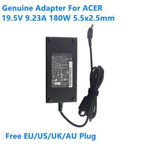 Genuine AC Adapter Charger For ACER ADP-180MB K 19.5V 9.23A 180W 5.5x2.5mm Laptop Power Supply Charger