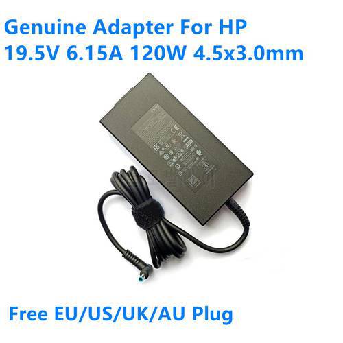 Genuine 19.5V 6.15A 120W TPN-LA18 TPN-CA19 Power Supply AC Adapter For HP TPN-DA19 Laptop Charger