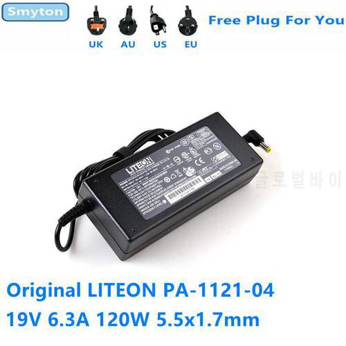 Original 19V 6.3A 120W 5.5x1.7mm LITEON PA-1121-04 AC Adapter Charger For ACER Laptop Power Supply Charger