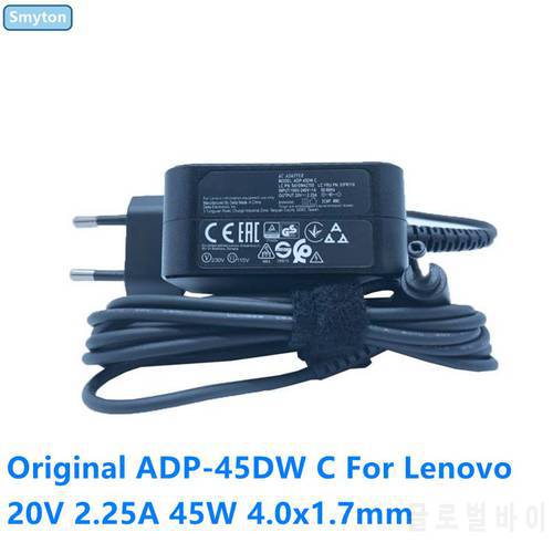 Original ADP-45DW C 20V 2.25A 45W 4.0x1.7mm AC Adapter Charger For Lenovo Laptop Power Supply Adapter