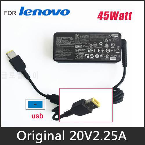 Original 20V 2.25A 45W AC Adapter For Lenovo ADLX45NLC3A ADLX45NCC3A ADLX45NDC3A ADLX45NCC2A Laptop Charger Power Supply