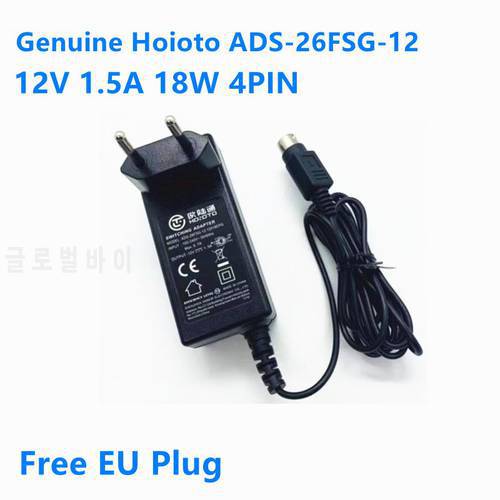 Genuine ADS-26FSG-12 12018EPG ADS-25FSG-12 12018GPG AC Adapter For Hoioto 12V 1.5A 18W 4PIN EC1008 Power Supply Laptop Adapters