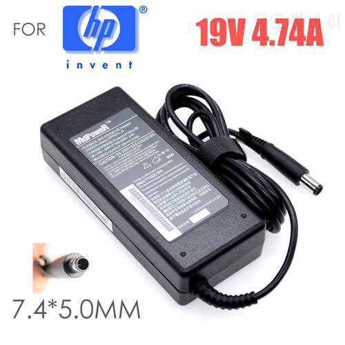 For HP 4330s 4331S 4341s 4411s 4311s 4320s 4321s 4410s 4436s 4441s 4446s 4520s laptop power supply AC adapter charger 19V 4.74A