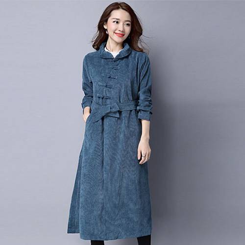 Trench coat for women Chinese style long coats woman winter 2018 autumn trending styles female ladies warm trenchcoa KK2660 L