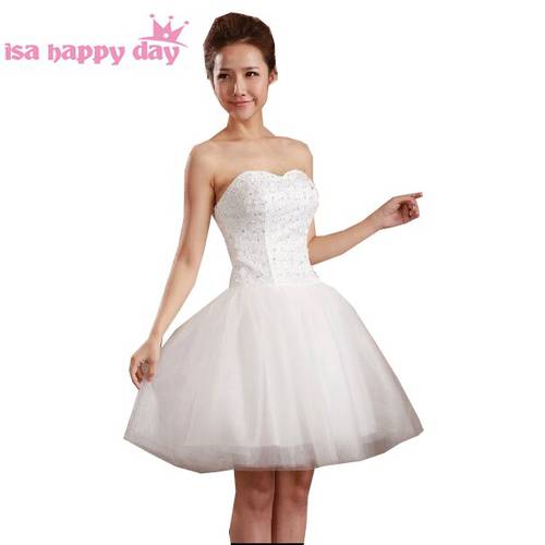 girl robe soiree short ball woman strapless dress fashion party modern formal dresses for parties for teens cocktail H587