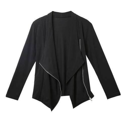 Fashion Women Blazers Slim Ladies Coat Blazer Jacket Casual Zipper Suit Outwear