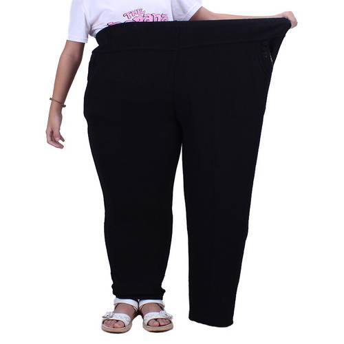 Plus size 5XL 6XL 7XL Autumn Trousers Women NEW Winter Thicken Warm Extra Large size Elasticated High waist Pants Female N364